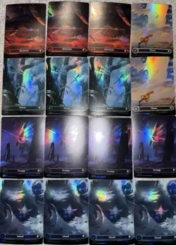 Magic MTG EoE Edge Of Eternities Lot Of 16 Foil Lands Cards - Image 1