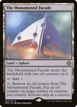 🧙The Monumental Facade R 255/271 ONE Phyrexia All Will Be One MTG - Image 1