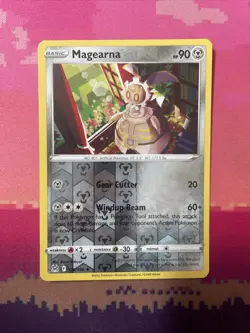 Pokemon Card Magearna Lost Origin Reverse Holo Rare 128/196 Near Mint - Image 1