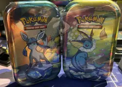 Pokemon Prismatic Evolutions Mini Tins Lot of 2 - SEALED NEW - Image 1