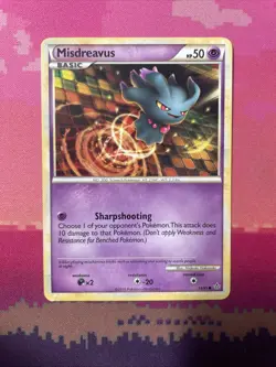 Pokemon Card Misdreavus Unleashed Common 54/95 Near Mint - Image 1