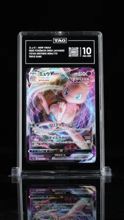 TAG 10 GEM MINT JAPANESE POKEMON 2022 MEW VMAX 054/172 VSTAR S12a - Image 1