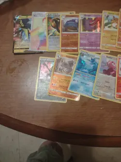 Lot Of Pokemon Cards Holo Foil Cards And 1 Rare VCard 23.Cards.Exact.Cards.n.pic - Image 1