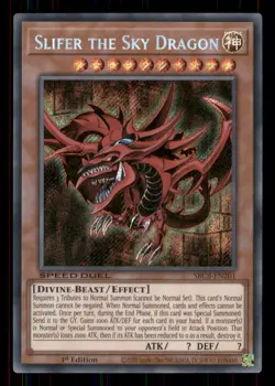 Yugioh Slifer the Sky Dragon #SBCB-EN201 Speed Duel: Battle City Box LP - Image 1