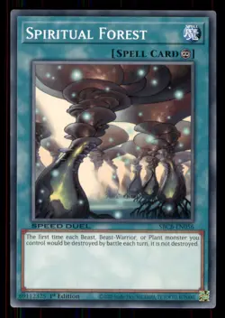 Yugioh Spiritual Forest #SBCB-EN056 Speed Duel: Battle City Box LP - Image 1