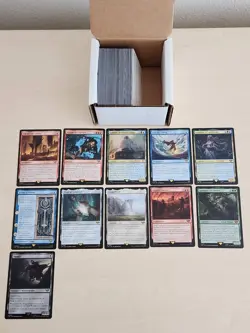 MTG Lord of the Rings 150 card lot Common/Uncommon + Rare/Mythic (LP) - Image 1