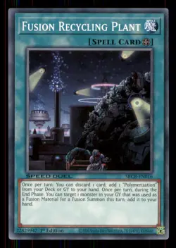 Yugioh Fusion Recycling Plant #SBCB-EN016 Speed Duel: Battle City Box LP - Image 1