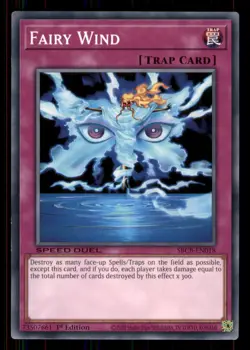 Yugioh Fairy Wind #SBCB-EN018 Speed Duel: Battle City Box LP - Image 1