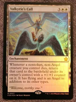 [1x] Valkyrie's Call - Foil Near Mint, English Foundations Singles MTG Magic - Image 1