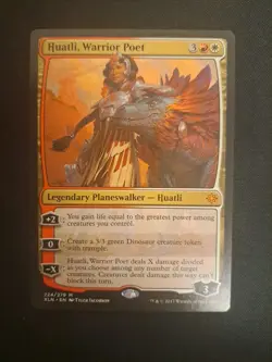 MTG - HUATLI, WARRIOR POET | Ixalan | NM | COMMANDER | RED| WHITE | PLANSWALKER - Image 1