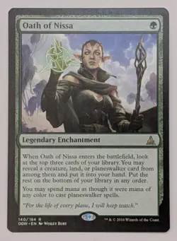 MTG - Oath of Nissa - Oath of the Gatewatch NM - Image 1