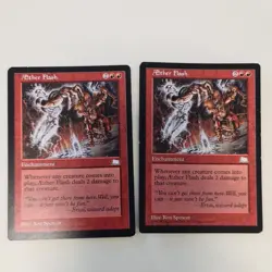 MTG 2x Aether Flash Weatherlight Magic the Gathering +free cards. - Image 1