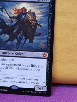 1x STAMPED PROMO Bloodthirsty Conqueror, NM, FDN, Magic: the Gathering, MtG - Image 4