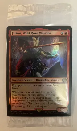 SEALED Firion, Wild Rose Warrior FINAL FANTASY Prerelease Promo - 0137 Foil - Image 1