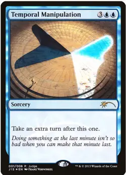 Magic the Gathering MTG Temporal Manipulation Judge Promos Foil LP Light Played - Image 1