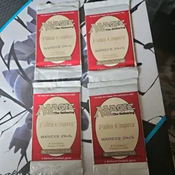 x4 Vintage 1994 Factory Sealed Fallen Empires Booster Packs MTG 742818065054 - Image 1