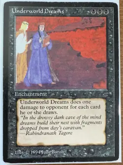 MTG English Underworld Dreams MP Normal Legends Magic The Gathering Card Vintage - Image 1