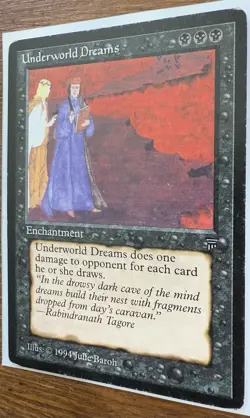 MTG English Underworld Dreams MP Normal Legends Magic The Gathering Card Vintage - Image 2