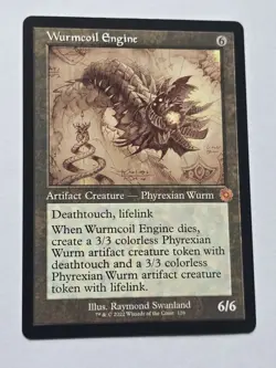 Wurmcoil Engine - Schematic - Retro Artifacts - Near Mint - MTG - Image 1