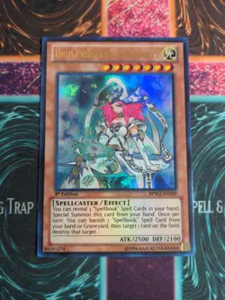 Yu-Gi-Oh! High Priestess of Prophecy BPW2-EN100 1st Edition Ultra Rare NM - Image 1