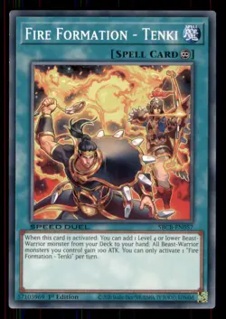 Yugioh Fire Formation - Tenki #SBCB-EN057 Speed Duel: Battle City Box LP - Image 1