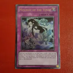 Yugioh Mischief Of The Yokai STBL-EN089 1st Edition Ultimate Rare - Image 1