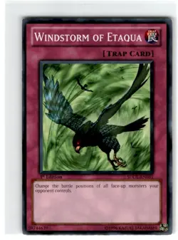 Yu-Gi-Oh! Windstorm of Etaqua Common Moderately Played 1st Edition - Image 1