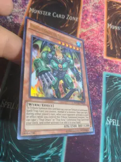 Yu-Gi-Oh! Dinomight Knight, the True Dracofighter MACR-EN022 Unlimited Ultra NM - Image 2