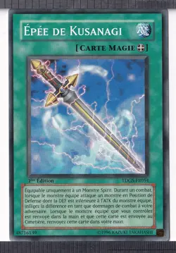 Epee de Kusanagi 1ere Edition - TDGS-FR054 - Carte Yu-Gi-Oh Francaise - Image 1