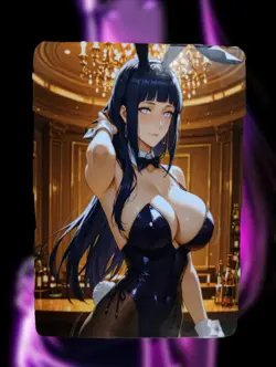 Hinata Hyuga Naruto Anime Waifu Sexy Goddess Doujin Lewd Hentai Card - Image 1