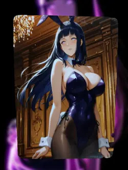 Hinata Hyuga Naruto Anime Waifu Sexy Goddess Doujin Lewd Hentai Card - Image 1