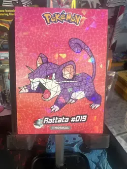 Rattata #19 - Cracked Ice Holo - Crystal Collection 2024 - Pokemon Card - Image 1