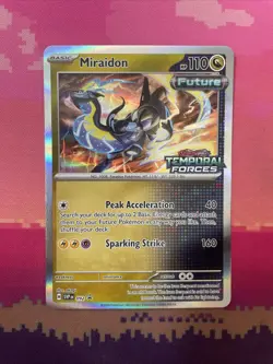 Pokemon Card Miraidon 092 Black Star Promo STAMPED Temporal Forces Near Mint - Image 1