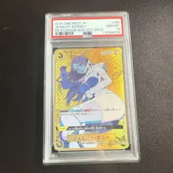 Jewelry Bonney Gold Frame Parallel PSA10 One Piece Card OP05 Rare Art - Image 1