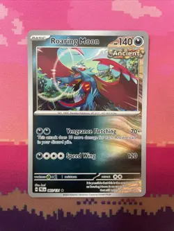 Pokemon Card Roaring Moon Prismatic Evolutions Reverse Holo Rare 065/131 NM - Image 1