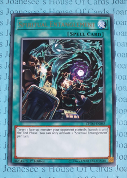 CHIM-EN065 Spiritual Entanglement Rare Yu-Gi-Oh Card 1st Edition New - Image 1