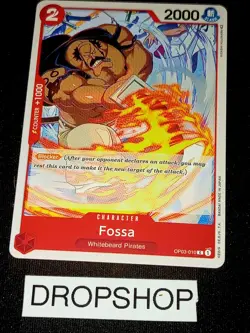 CARTE ONE PIECE ANGLAISE OP03-010 FOSSA MINT OP03 ENGLISH CARD - Image 1