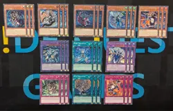 Dracotail Complete Deck Core 33 Cards JUSH Justice Hunters YuGiOh - Image 1