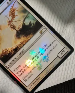 MTG English Sunblast Angel NM Foil Super Rare Walmart Promo - Image 3