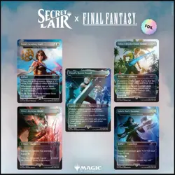 1x MTG Secret Lair x Final Fantasy: Weapons Foil Sealed - Image 1