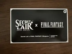 1x MTG Secret Lair x Final Fantasy: Weapons Foil Sealed - Image 2