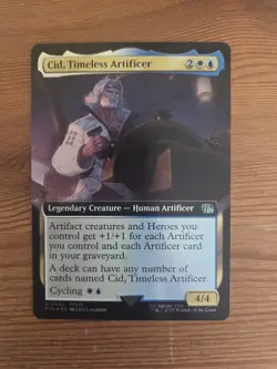 MTG Cid, Timeless Artificer 0480 Final Fantasy Foil Extended Art FIN - Image 1