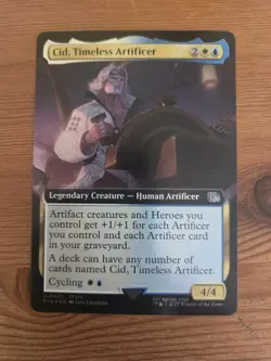 MTG Cid, Timeless Artificer 0480 Final Fantasy Foil Extended Art FIN - Image 2
