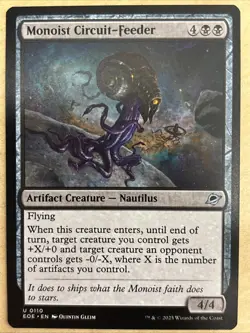 MTG Edge of Eternities 0110 Monoist Circuit Feeder Artifact Creature UNCOMMON - Image 1