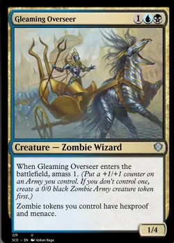 Gleaming Overseer [Starter Commander Decks] Near Mint MTG - Image 1