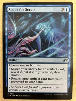 MTG Edge of Eternities 0073 Scour for Scrap Instant UNCOMMON - Image 1