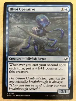 MTG Edge of Eternities 0061 Illvoi Operative Creature Jellyfish Rogue COMMON - Image 1