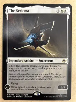 MTG Edge of Eternities 0035 The Seriema Legendary Artifact Spacecraft RARE - Image 1