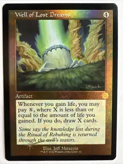 MTG FOIL Well of Lost Dreams 062 Retro Frame - The Brothers' War Retro - Image 1