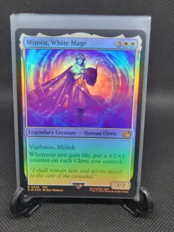 Minwu, White Mage - #26 - Rare - Foil - MTG: Final Fantasy - FIC - Image 1